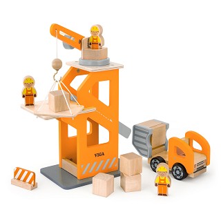 Crane lift with dumper